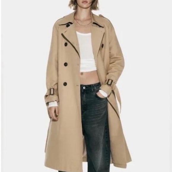 Zara Jackets & Blazers - Zara Double Breast Trench Coat